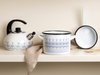 Zestaw garnków emaliowanych i czajnika emaliowanego na indukcję Majolica