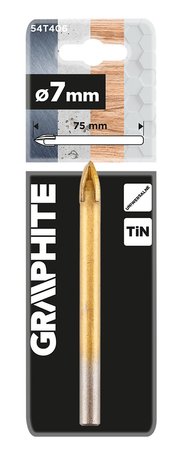 Wiertło uniwersalne TiN, 7 mm