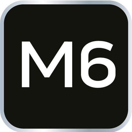 Końcówka Spline na nasadce 1/2", M6 x 55 mm