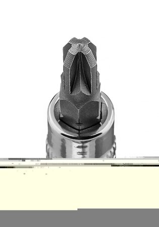 Końcówka wkrętakowa PZ3 na nasadce 1/4", krótka, 37 mm