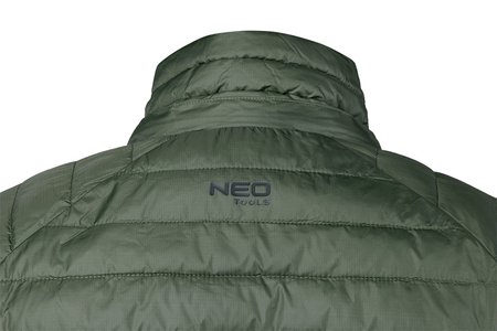 Kurtka Mix&Match, pikowana, puchowa, lekka, oliwkowo-czarna, rozmiar XL