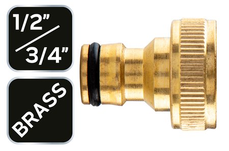 Przyłacze do kranu 1/2"- 3/4", mosiężne