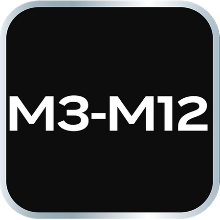 Narzynki i gwintowniki M3-M12, zestaw 32 szt. HSS w walizce