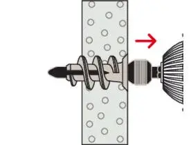 Fischer GK Kołek do Płyt Gipsowo-Kartonowych z Osadzakiem (100 szt.) 52389