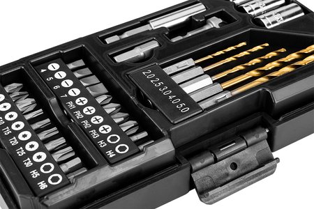 Zestaw wierteł i bitów, 50 szt.