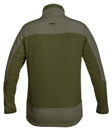 Bluza softshell OUTDOOR, zielona, rozmiar L