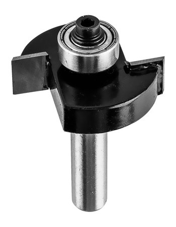 Frez do drewna z łożyskiem, ozdobny, widiowy, 32 x 10 mm, trzpień 8 mm