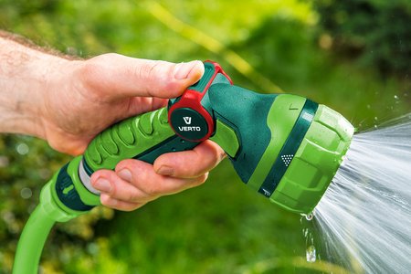 Zraszacz pistoletowy 7-funkcyjny z płynna regulacją strumienia