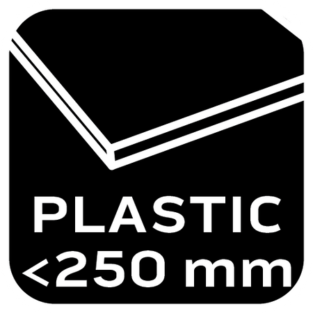 Brzeszczot do piły szablastej do czystego cięcia izolacji, gumy, kartonu 300 mm, HCS