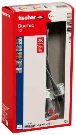 Fischer DuoTec 12 kołek uniwersalny 10 szt. 