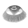 Szczotka druciana do kosy spalinowej 150 x 25,4 mm, miękka, druty falowane