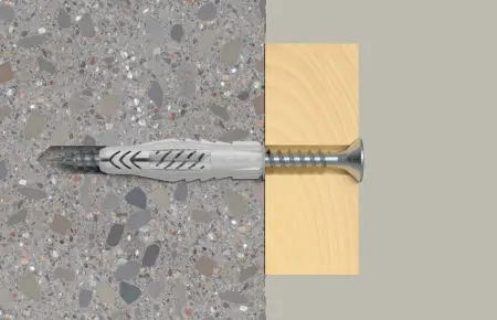 Fischer Kołek Uniwersalny UX 8x50 R S z Wkrętem (25 szt.) 94760