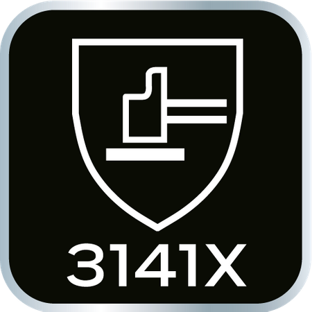 Rękawice robocze, poliester pokryty lateksem (2 warstwy), 3141X, rozmiar 11