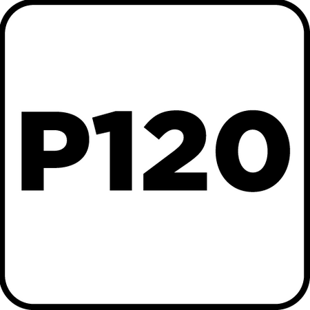 Siatka ścierna biała 115 x 280 mm, P120