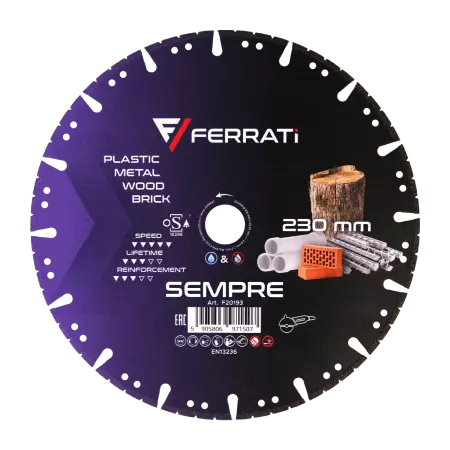 Ferrati Tarcza Diamentowa F20193 230mm SEMPRE