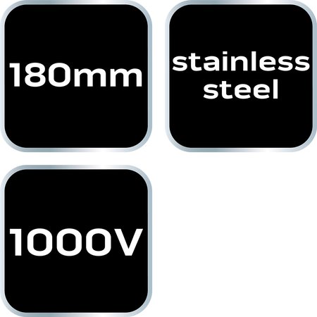 Nóż monterski 1000V, 180 mm