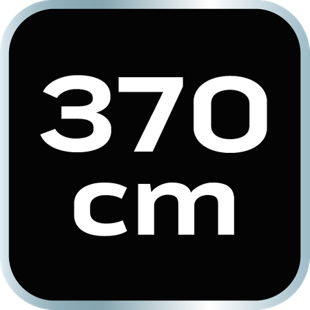 Tyczka do laserów ze statywem 3.7 m