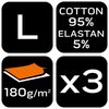 Bokserki basic 2, 3-pack, rozmiar L