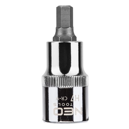 Końcówka sześciokątna na nasadce 1/2", H7 x 55 mm