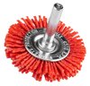 Szczotka nylonowa tarczowa 50 mm, z trzpieniem 6 mm