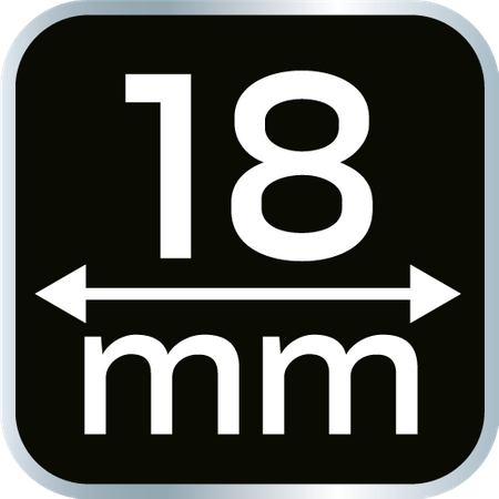 Dłuta 6, 12, 18, 24 mm, zestaw 4 szt. Uchwyt drewniany