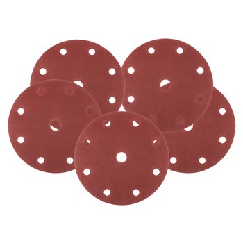 Krążki ścierne 150 mm, P240, 5 szt., z 9 otworami do 04-721