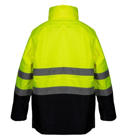 Kurtka robocza ostrzegawcza wodoodporna, żółta, rozmiar XXXL