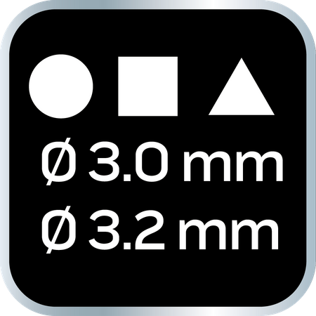 Nitownica czołowa do nitów stalowych i aluminiowych 3.2/4.0/4.8/6.0/6.4 mm