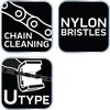 Nylonowa szczotka do czyszczenia łańcucha