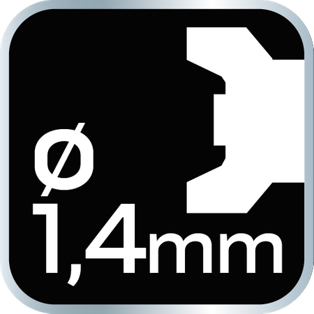 Pistolet lakierniczy górny zbiornik 0.6 l, dysza 1.4 mm, HVLP
