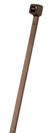 Opaski zaciskowe ogrodowe 3,6 x 200mm, 50 szt., brązowe