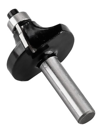 Frez do drewna z łożyskiem, ozdobny, widiowy, 32 x 15.5 mm, trzpień 8 mm