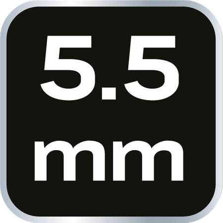 Nasadka sześciokątna długa 1/4", 5.5 mm
