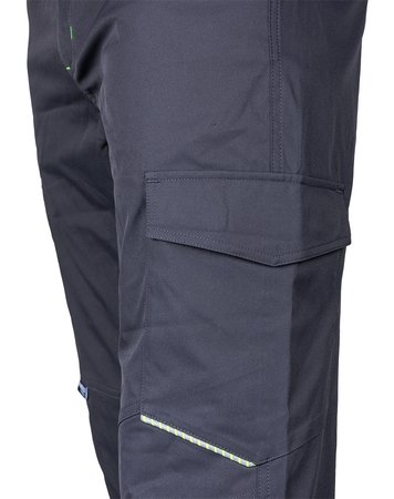 Spodnie robocze Mix&Match, stretch, szare, rozmiar M