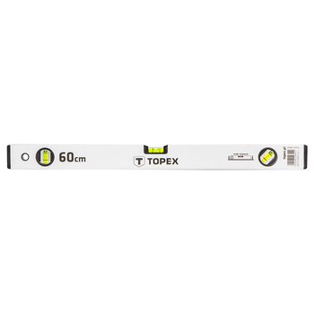 Poziomnica aluminiowa anodowana 60 cm, 3 libelle