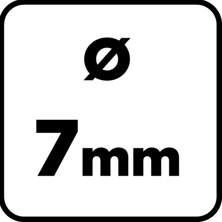 Wiertło uniwersalne TiN, 7 mm