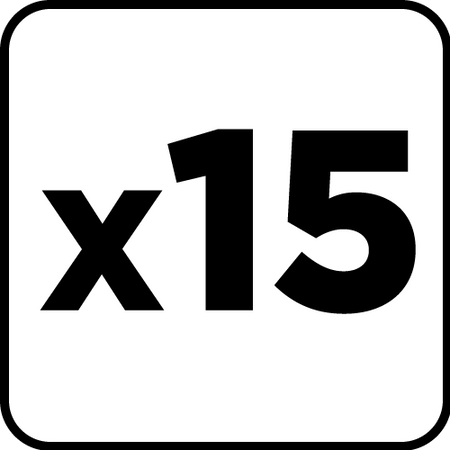 Otwornice z adapterami, 19-76 mm, zestaw 15 szt.