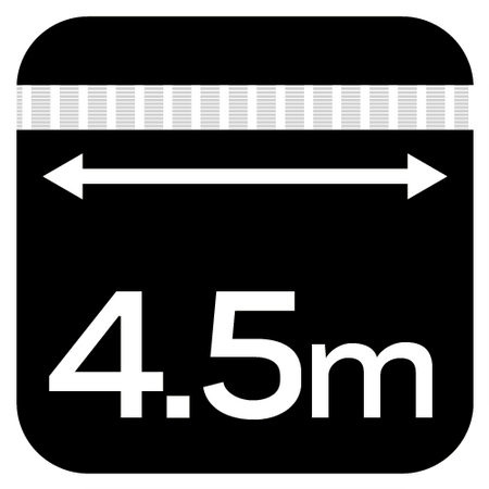 Pas mocujący z grzechotką 25 mm x 4.5 m, wytrzymujący 500 kg PES