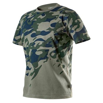 T-shirt roboczy z nadrukiem CAMO, rozmiar L
