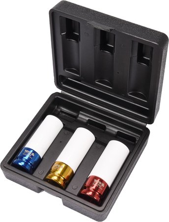 KOMPLET NASADEK UDAROWYCH 1/2 DO FELG ALUMINIOWYCH