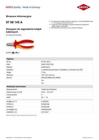 OBCĘGI ZBROJARSKIE 220MM