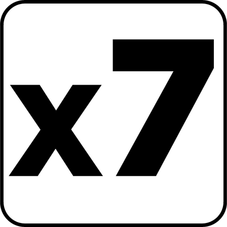 Otwornica do drewna 26 - 63 mm, h 50 mm zęby hartowane, zestaw 7 szt.