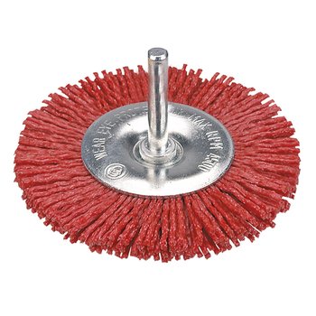 Szczotka ścierna tarczowa z trzpieniem 100 mm