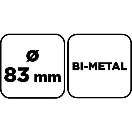 Otwornica bi-metalowa 83 mm