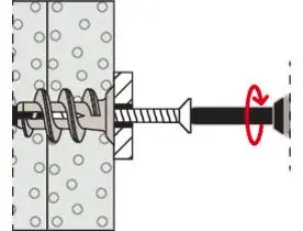 Fischer GK Kołek do Płyt Gipsowo-Kartonowych z Osadzakiem (100 szt.) 52389
