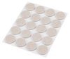 Podkładki filcowe okrągłe samoprzylepne, jasnobrązowe 20 mm, 20 szt.