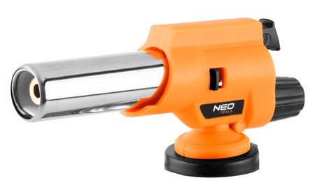 Palnik gazowy z piezo, nakręcany 360st. z regulacją płomienia