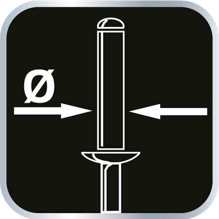 Nitownica do nitów stalowych i aluminiowych 2.4/3.2/4.0/4.8 mm