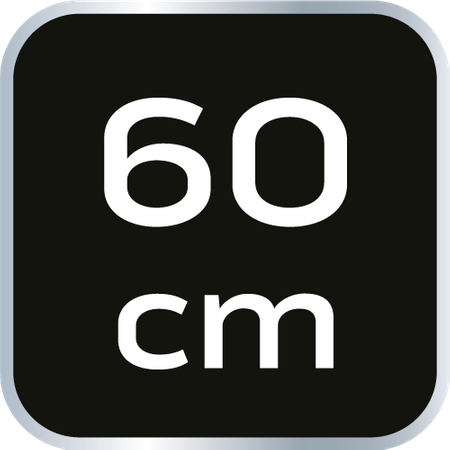 Poziomnica aluminiowa z uchwytem, 3 libelle, magnes, frezowana dolna powierzchnia, 60 cm