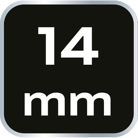 Nasadka sześciokątna 1/4", 14 mm, superlock